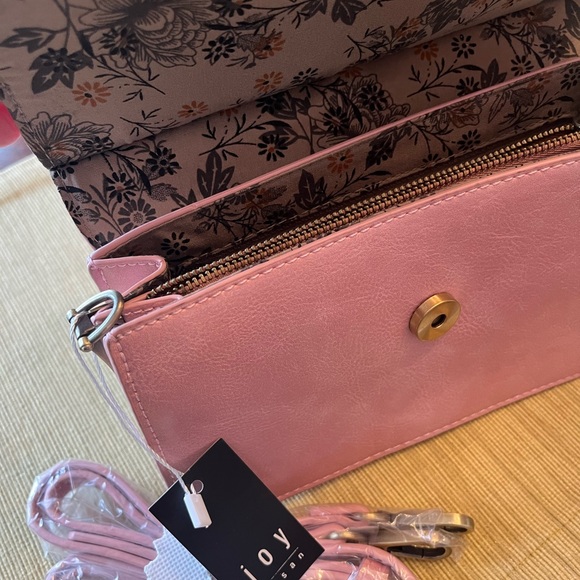 🌸 Aria Bracelet Bag ~ Joy Susan ~ Blush Pink ~ NEW with Tags ~ BONUS Twilly - Picture 4 of 12